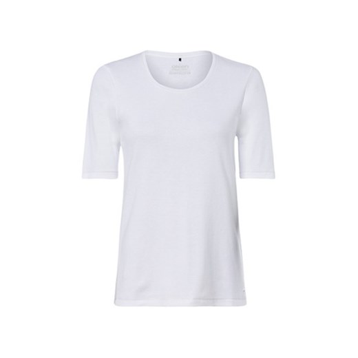 Bawełniany biały T-shirt damski Basic 11100329 Biały 38 Olsen 38 Olsen