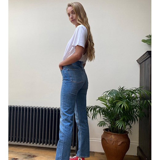 ASOS DESIGN Tall – Elastyczne jeansy z dopasowanymi prostymi