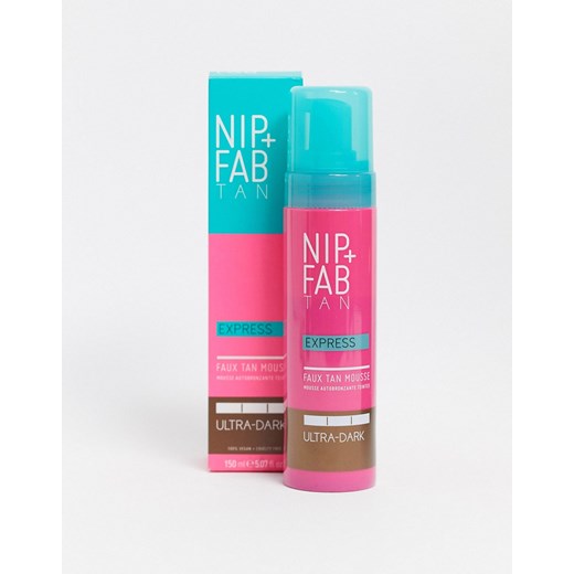 NIP+FAB – Faux Tan Express Mousse – Samoopalacz - Ultra Dark 150 ml-Brak koloru No Size Asos Poland