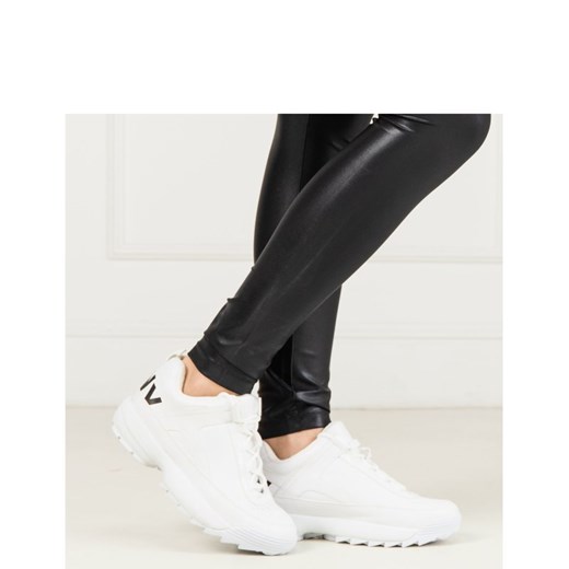 Buty sportowe damskie DKNY sneakersy sznurowane 