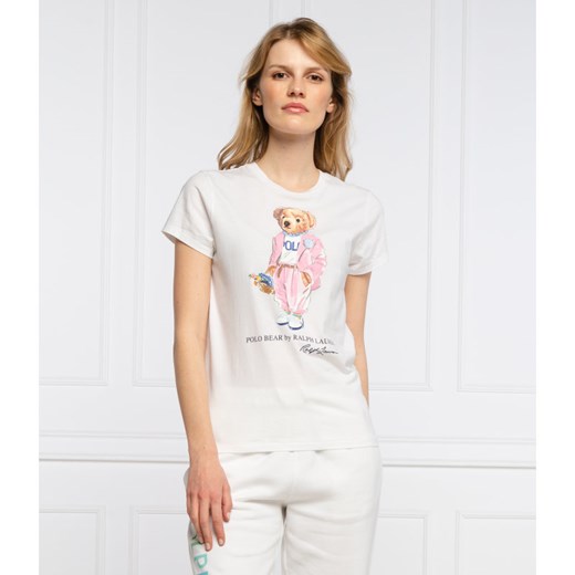 Bluzka damska Polo Ralph Lauren na lato z krótkim rękawem 