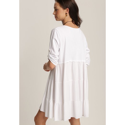 Biała Sukienka Athileusa Renee M/L Renee odzież