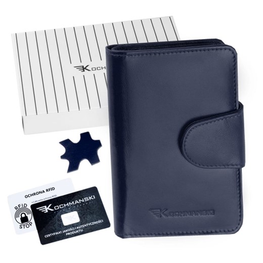 KOCHMANSKI portfel damski skórzany mały 4342 Kochmanski Studio Kreacji® Skorzany
