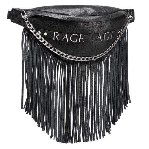 Saszetka nerka RAGE AGE - Fringe Black Rage Age eobuwie.pl