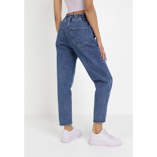 Niebieskie Jeansy Mom Fit Esayaa 36 Born2be Odzież