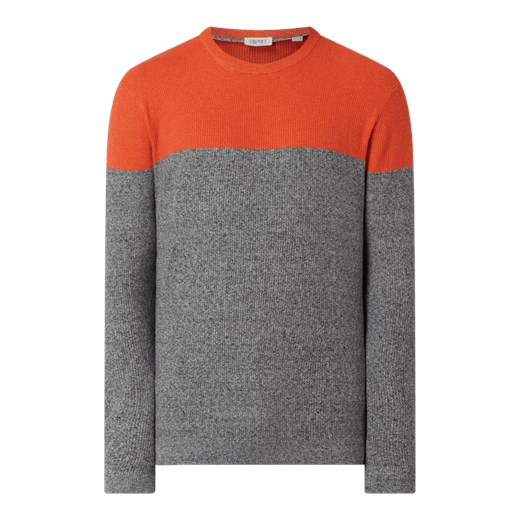Sweter z bawełny ekologicznej Esprit L okazyjna cena Peek&Cloppenburg 