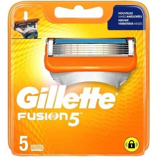 Gillette, wkłady ostrza do maszynki Fusion5, 5 szt. Gillette smyk wyprzedaż