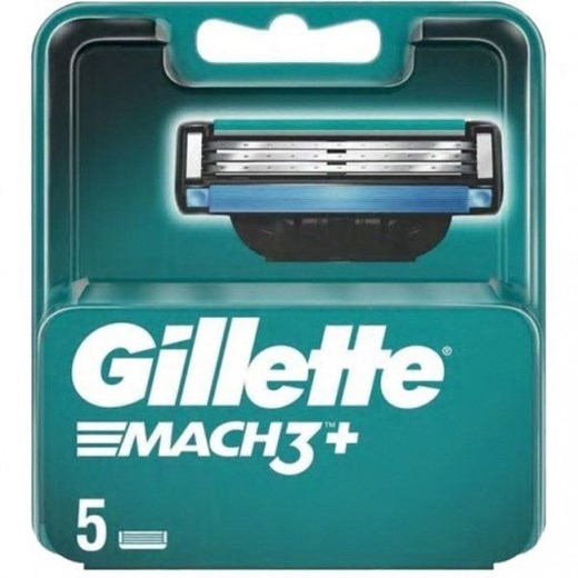 Gillette, wkłady ostrza do maszynki Mach3+, 5 szt. Gillette smyk okazyjna cena