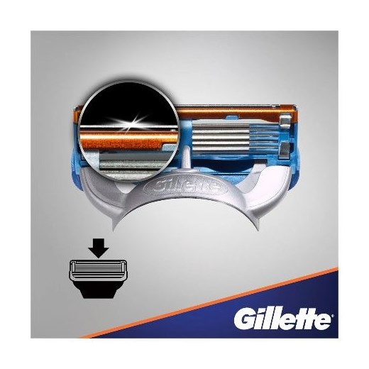 Gillette, wkłady ostrza do maszynki Fusion5, 4 szt. Gillette smyk okazyjna cena