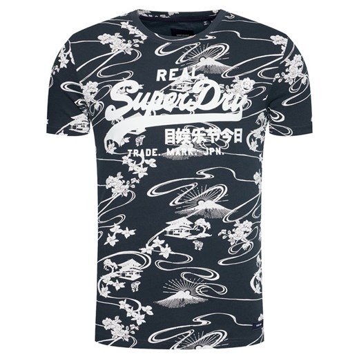 T-shirt męski Superdry z krótkimi rękawami w nadruki 