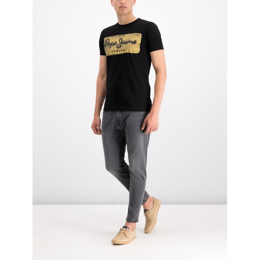 Pepe Jeans Jeansy Johnson PM204385 Czarny Relaxed Fit Pepe Jeans 33_32 MODIVO promocyjna cena
