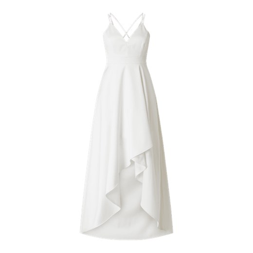 Biała sukienka Jake*s na ramiączkach wieczorowa elegancka na bal 