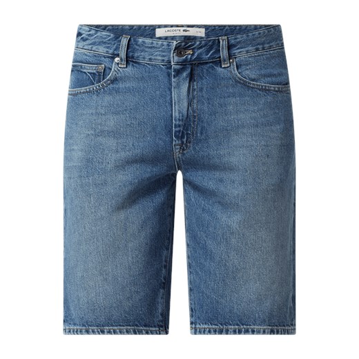 Szorty jeansowe o kroju slim fit z bawełny Lacoste S Peek&Cloppenburg 