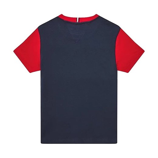 T-shirt chłopięce wielokolorowy Tommy Hilfiger z krótkim rękawem na lato 