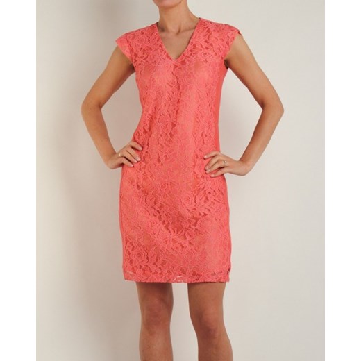Sukienka Koral maxima rozowy spódnica