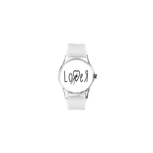 Lover, zegarek na białym pasku vintageshop-pl bialy torebka