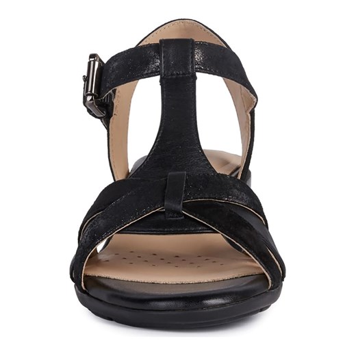 Skórzane sandały "Marykarmen" w kolorze czarnym Geox 37 okazja Limango Polska