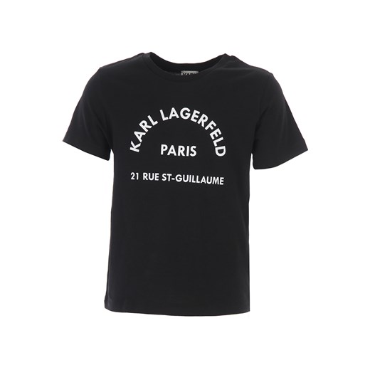 T-shirt chłopięce Karl Lagerfeld bawełniany 