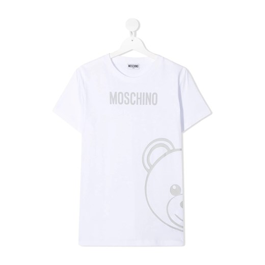 T-shirt chłopięce Moschino biały 