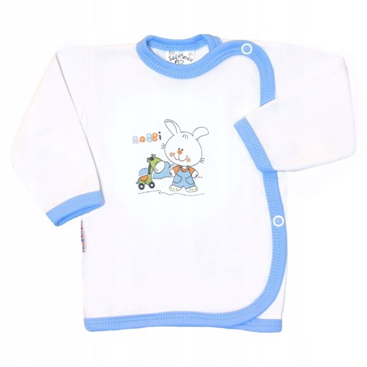 Koszulka kopertowa kaftanik niemowlęcy niebies 74 Oficjalny sklep Allegro