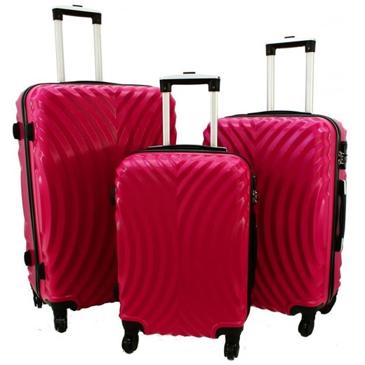 Zestaw 3 walizek PELLUCCI RGL 760 Różowe Pellucci Bagażownia.pl okazja