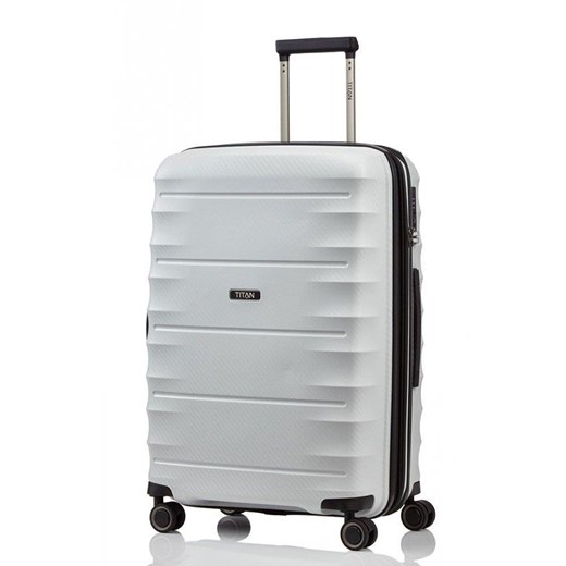 Średnia walizka TITAN HIGHLIGHT 842405-33 Biała Titan wyprzedaż Bagażownia.pl