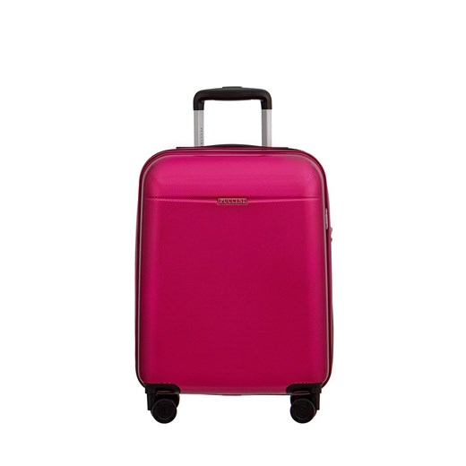 Mała kabinowa walizka PUCCINI VOYAGER PC005C 3A Różowa Puccini wyprzedaż Bagażownia.pl