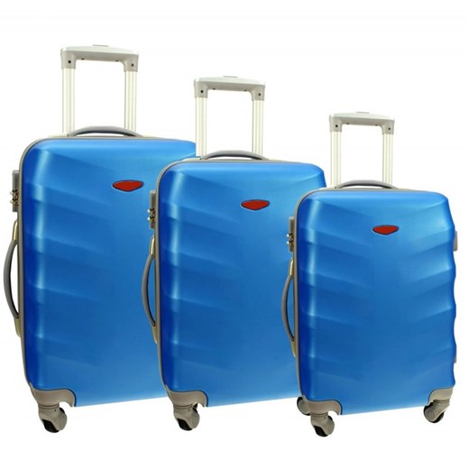 Zestaw 3 walizek PELLUCCI RGL 81 Niebieskie Pellucci Bagażownia.pl promocja
