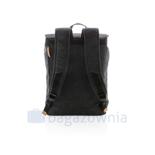 Plecak z płótna na laptopa 15,6" Czarny Xd Collection promocja Bagażownia.pl