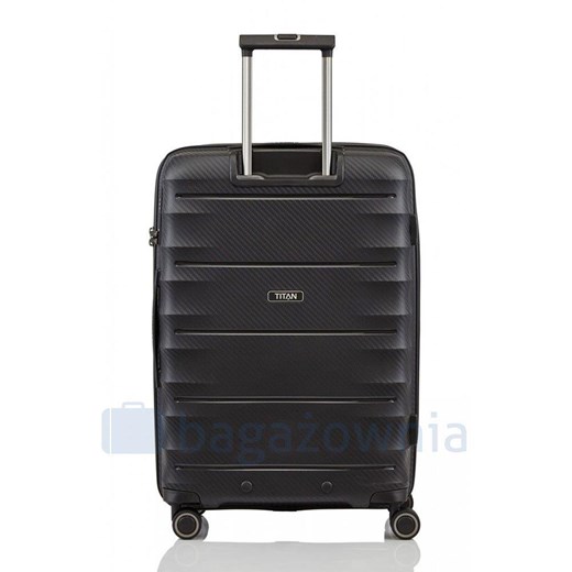 Średnia walizka TITAN HIGHLIGHT 842405-01 Czarna Titan okazyjna cena Bagażownia.pl
