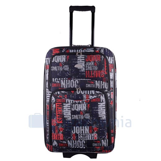 Mała kabinowa walizka PELLUCCI RGL 773 S Czarno Szaro Czerwona Pellucci okazja Bagażownia.pl
