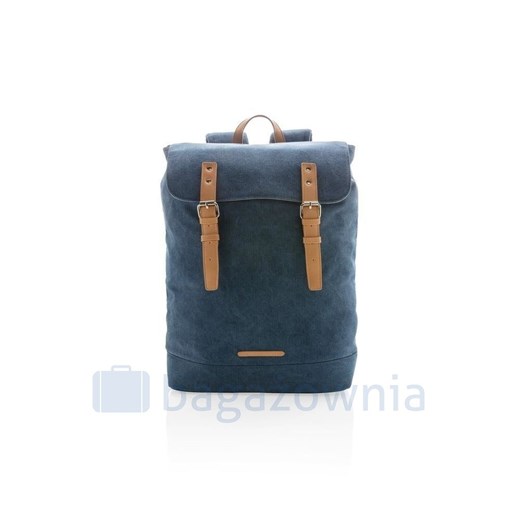 Plecak z płótna na laptopa 15,6" Niebieski Xd Collection Bagażownia.pl okazja