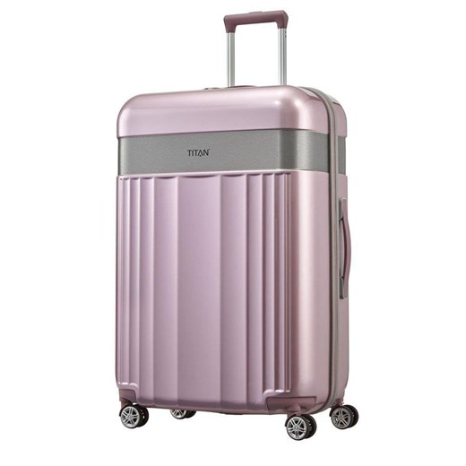 Duża walizka TITAN Spotlight Flash 831404-12 Różowa Titan okazyjna cena Bagażownia.pl