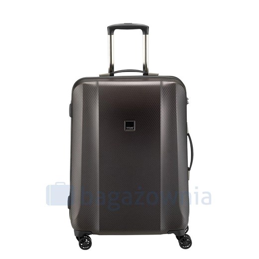 Średnia walizka TITAN XENON DELUXE 816405-60 Brązowa Titan okazyjna cena Bagażownia.pl