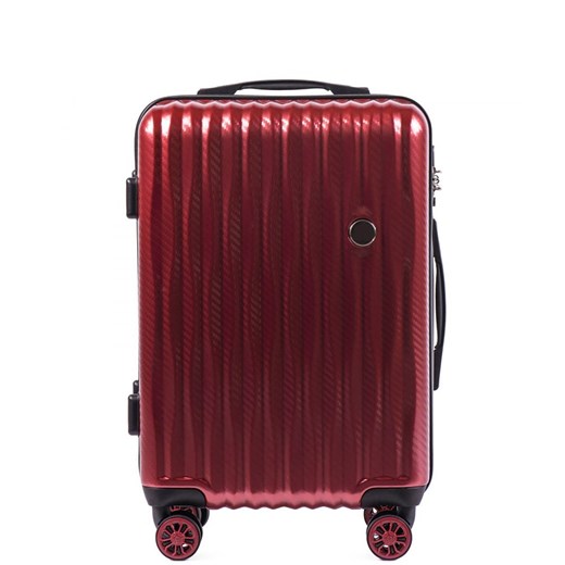 Mała kabinowa walizka KEMER WINGS PC5223 S Czerwona Kemer wyprzedaż Bagażownia.pl