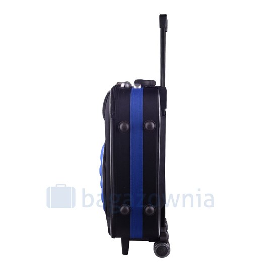 Mała kabinowa walizka PELLUCCI RGL 801 S Czarno Niebieska Pellucci promocja Bagażownia.pl