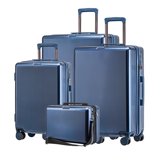 Zestaw walizek + kufer PUCCINI OTTAWA ZWPC028 7 Niebieskie Puccini wyprzedaż Bagażownia.pl