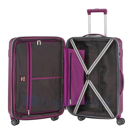 Średnia walizka TRAVELITE VECTOR 72048-19 Fioletowa Travelite promocyjna cena Bagażownia.pl