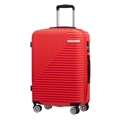 Średnia walizka PUCCINI FLORENCE ABS014B 3 Czerwona Puccini Bagażownia.pl wyprzedaż