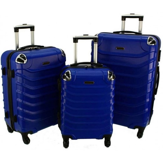 Zestaw 3 walizek PELLUCCI RGL 730 Niebieskie Pellucci okazyjna cena Bagażownia.pl
