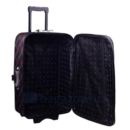 Mała kabinowa walizka PELLUCCI RGL 773 S Czarno Czerwona Pellucci Bagażownia.pl okazyjna cena