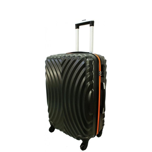 Mała kabinowa walizka PELLUCCI RGL 760 S Szaro Pomarańczowa Pellucci promocja Bagażownia.pl