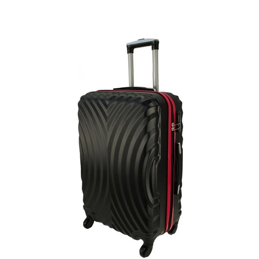 Mała kabinowa walizka PELLUCCI RGL 760 S Czarno Czerwona Pellucci okazyjna cena Bagażownia.pl