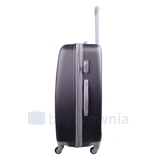 Mała walizka kabinowa PELLUCCI RGL 883 S Granatowo Brązowa Pellucci okazyjna cena Bagażownia.pl