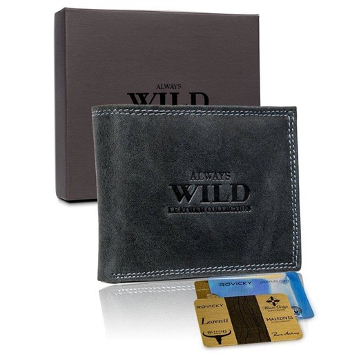 Skórzany portfel dla mężczyzny Always Wild RFID Kemer wyprzedaż Bagażownia.pl