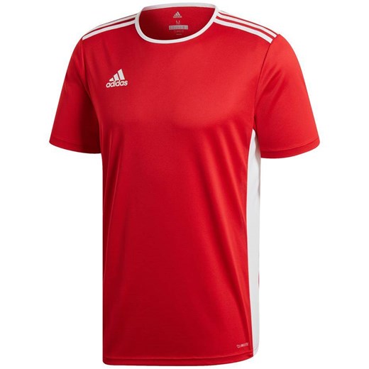 Koszulka męska adidas Entrada 18 Jersey czerwona CF1038 okazja Bagażownia.pl