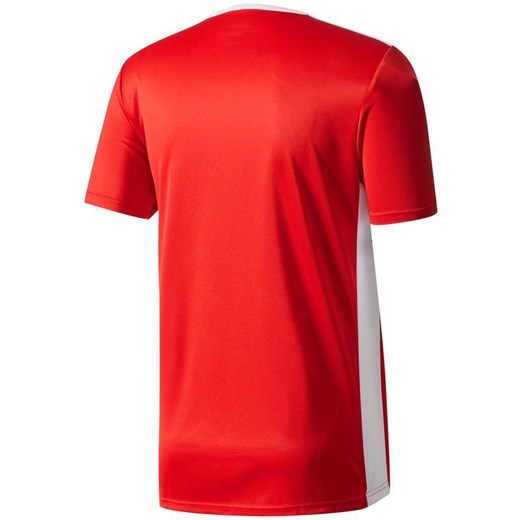 Koszulka męska adidas Entrada 18 Jersey czerwona CF1038 okazyjna cena Bagażownia.pl