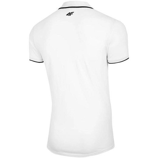 Koszulka męska 4F biała NOSH4 TSM009 10S okazyjna cena Bagażownia.pl