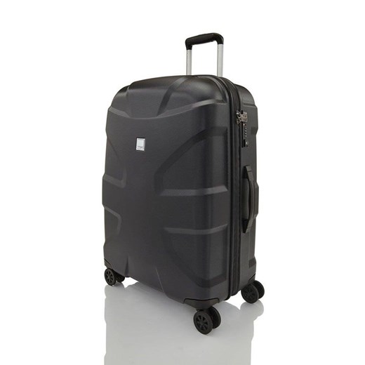 Średnia walizka TITAN X2 Shark skin 825407-01 Czarna Titan wyprzedaż Bagażownia.pl