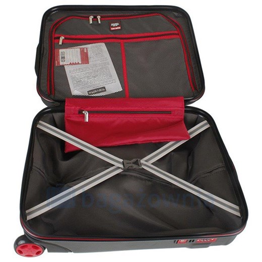 Mała kabinowa walizka TRAVELITE VECTOR 72007-01 Czarna Travelite okazyjna cena Bagażownia.pl
